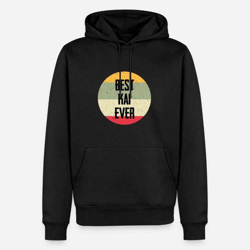 Best Kai Ever - Männer Premium Bio Hoodie - Schwarz