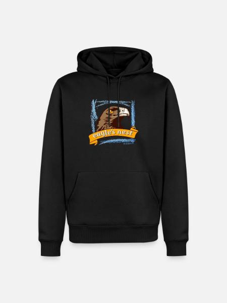 Ørne reden Kehlstein Kehlsteinhaus Berchtesgaden - Herre Premium økologisk hoodie - sort
