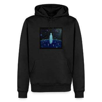 Many of Us! - Men’s Premium Organic Hoodie - black - Front - Nico (187cm)