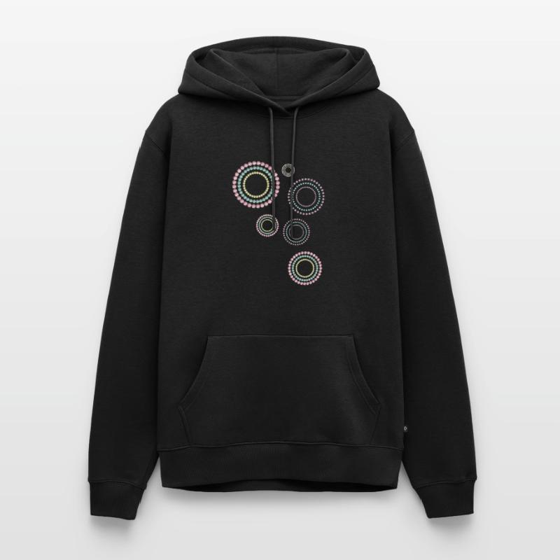 Circles, graphic patterns, patterns Men’s Premium Organic Hoodie