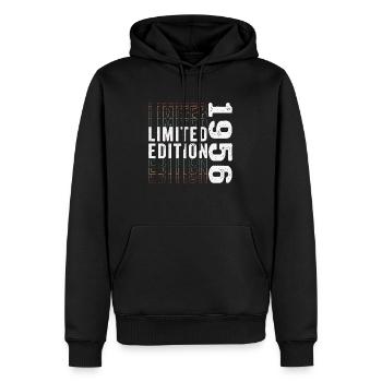 Limitierte Auflage 1956 - Toller 67. Geburtstag - Männer Premium Bio Hoodie - Schwarz - Vorne - Nico (187cm)
