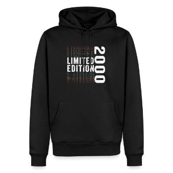 Limitierte Auflage 2000 - Toller 23. Geburtstag - Männer Premium Bio Hoodie - Schwarz - Vorne - Nico (187cm)