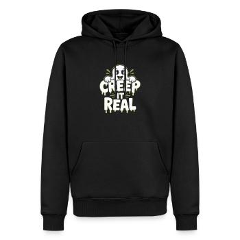 Creep It Real Halloween - Men’s Premium Organic Hoodie - black - Front - Nico (187cm)