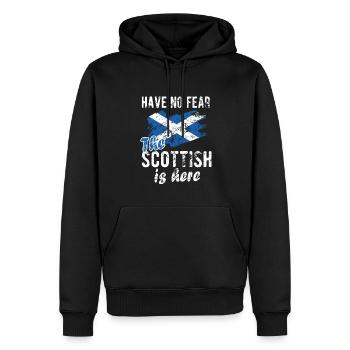 Stolzer Schotte Schottland Schottische Flagge - Männer Premium Bio Hoodie - Schwarz - Vorne - Nico (187cm)