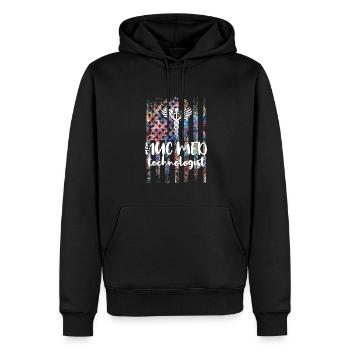 Medical Radiology Technologist Nuclear Medicine - Men’s Premium Organic Hoodie - black - Front - Nico (187cm)