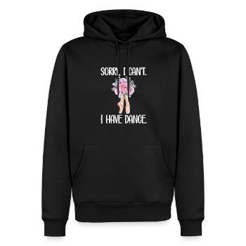 Cadeau de danseuse de ballet ballerine danseuse de ballet - Sweat à capuche Premium bio Homme - noir - Devant - Nico (187cm)