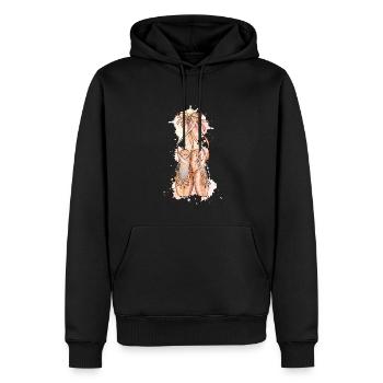 Cadeau de danseuse de ballet ballerine danseuse de ballet - Sweat à capuche Premium bio Homme - noir - Devant - Nico (187cm)