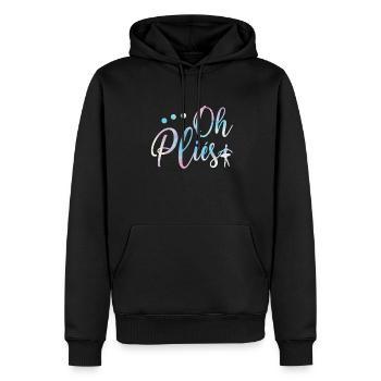 Danseuse de ballet ballerine danseuse de ballet - Sweat à capuche Premium bio Homme - noir - Devant - Nico (187cm)