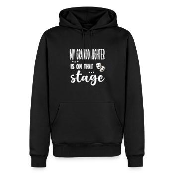 Meilleure grand-mère de théâtre Actrice de théâtre Grand-mère - Sweat à capuche Premium bio Homme - noir - Devant - Nico (187cm)