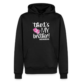 Theater Sister Theater Actor Sister - Men’s Premium Organic Hoodie - black - Front - Nico (187cm)