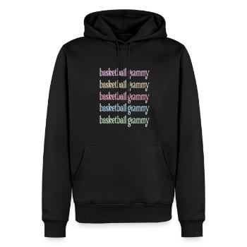 Grammy Grandma Par Basketteur Basketball Grammy - Sweat à capuche Premium bio Homme - noir - Devant - Nico (187cm)