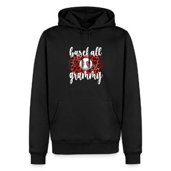 Grammy Oma Von Baseballspieler Baseball Grammy - Männer Premium Bio Hoodie - Schwarz - Vorne - Nico (187cm)