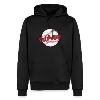 Memaw Grandma Of a Baseball Player Baseball Memaw - Men’s Premium Organic Hoodie - black - Front - Nico (187cm)