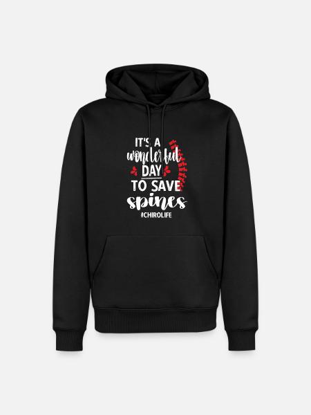 Chiropractor Chiropractic Chiropractor - Men’s Premium Organic Hoodie - black