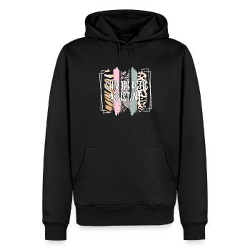 Chiropraktischer Assistent Chiropraktik Assistent - Männer Premium Bio Hoodie - Schwarz - Vorne - Nico (187cm)