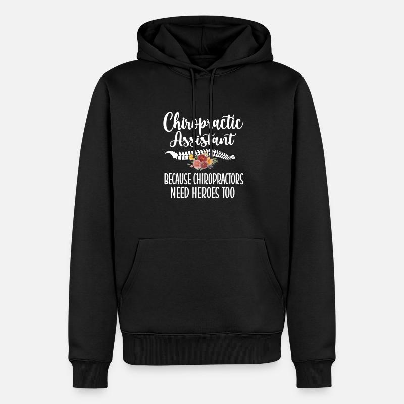 Chiropractic Assistant Chiropractic Assistant - Men’s Premium Organic Hoodie - black