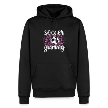 Grammy Oma Von Fußballspieler Fußball Grammy - Männer Premium Bio Hoodie - Schwarz - Vorne - Nico (187cm)