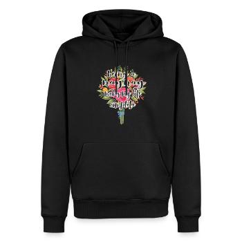 Beste Naynay Oma Geschenk Naynay Großmutter - Männer Premium Bio Hoodie - Schwarz - Vorne - Nico (187cm)