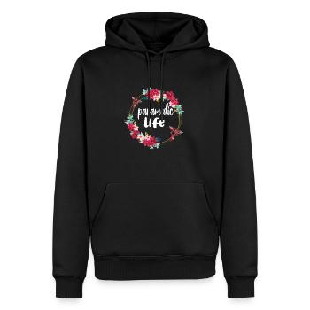 Ambulancier paramédical Secouriste paramédical - Sweat à capuche Premium bio Homme - noir - Devant - Nico (187cm)