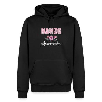 Notfallsanitäter Paramedic Rettungskraft Sanitäter - Männer Premium Bio Hoodie - Schwarz - Vorne - Nico (187cm)