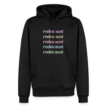 Beste Rodeo Tante Rodeo-Reiter Tante Geschenk - Männer Premium Bio Hoodie - Schwarz - Vorne - Nico (187cm)