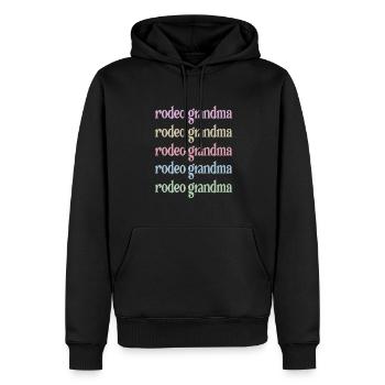 Beste Rodeo Oma Rodeo-Reiter Großmutter Geschenk - Männer Premium Bio Hoodie - Schwarz - Vorne - Nico (187cm)