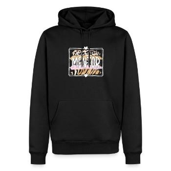 Mentor Wertschätzung Persönlicher Mentor Geschenke - Männer Premium Bio Hoodie - Schwarz - Vorne - Nico (187cm)