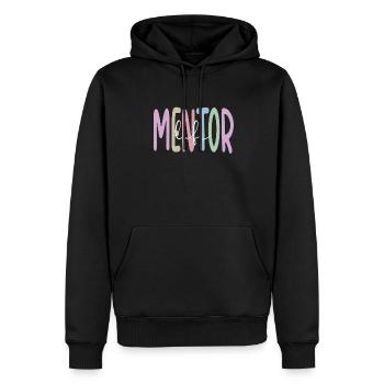 Persönlicher Mentor Stolzer Mentor Wertschätzung - Männer Premium Bio Hoodie - Schwarz - Vorne - Nico (187cm)