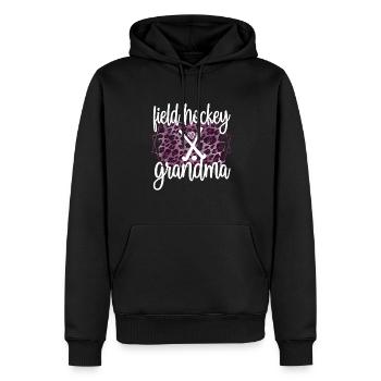 Meilleure grand-mère de hockey sur gazon Grand-mère - Sweat à capuche Premium bio Homme - noir - Devant - Nico (187cm)