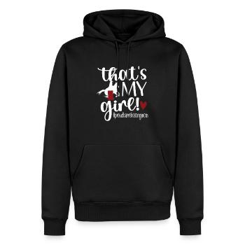 Barrel Racing Mère Cadeau Barrel Racing Mama - Sweat à capuche Premium bio Homme - noir - Devant - Nico (187cm)