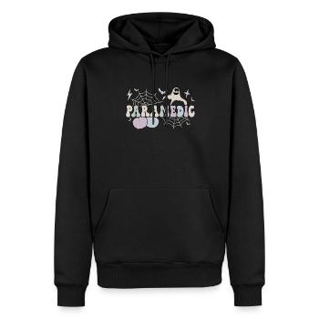Spooky Paramedic Halloween Paramedic Gifts EMS - Männer Premium Bio Hoodie - Schwarz - Vorne - Nico (187cm)