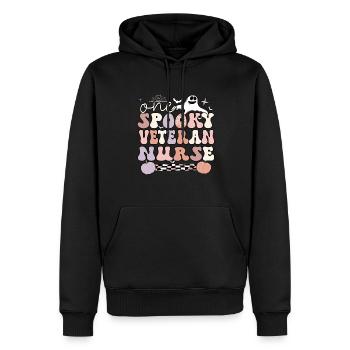 Veteran Nurse Halloween Veteran Nursing Gifts - Männer Premium Bio Hoodie - Schwarz - Vorne - Nico (187cm)