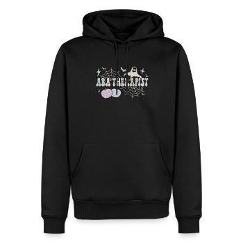 ABA Therapist Applied Behavior Analyst Halloween - Men’s Premium Organic Hoodie - black - Front - Nico (187cm)