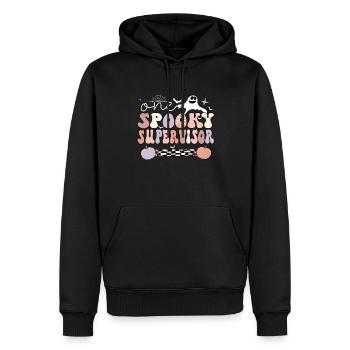 Supervisor Halloween Supervisory Management Gifts - Men’s Premium Organic Hoodie - black - Front - Nico (187cm)