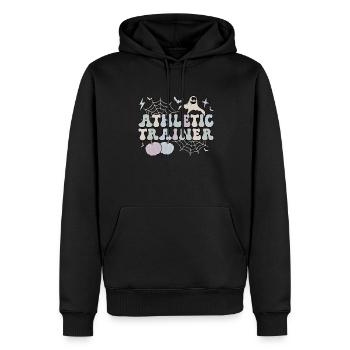 Certified Athletic Trainer Halloween AT Gifts - Männer Premium Bio Hoodie - Schwarz - Vorne - Nico (187cm)