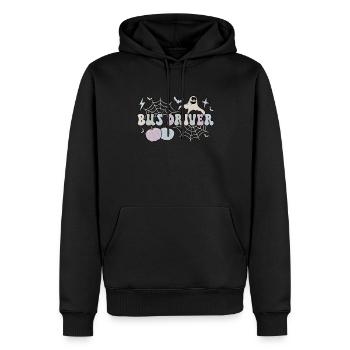 School Bus Driver Halloween School Bus Driving - Männer Premium Bio Hoodie - Schwarz - Vorne - Nico (187cm)