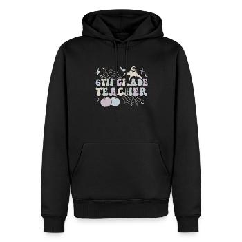 6th Grade Teacher Halloween Sixth Grade Crew - Männer Premium Bio Hoodie - Schwarz - Vorne - Nico (187cm)