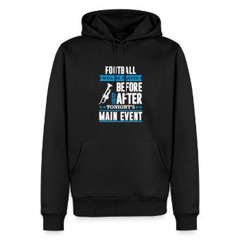 Funny Marching Band Season Trompeter - Männer Premium Bio Hoodie - Schwarz - Vorne - Nico (187cm)