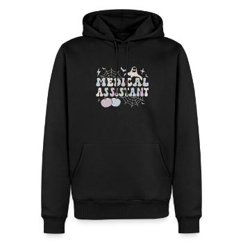 Medical Assistant Halloween Med Assistant Gifts - Männer Premium Bio Hoodie - Schwarz - Vorne - Nico (187cm)