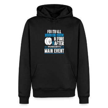 Funny Marching Band Season Cymbals Spieler - Männer Premium Bio Hoodie - Schwarz - Vorne - Nico (187cm)