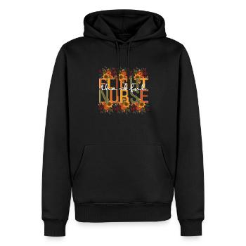 Flight Nurse Thanksgiving RN Flight Nursing Gifts - Männer Premium Bio Hoodie - Schwarz - Vorne - Nico (187cm)