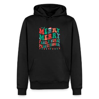Family Nurse Practitioner Christmas FNP Xmas Gifts - Männer Premium Bio Hoodie - Schwarz - Vorne - Nico (187cm)