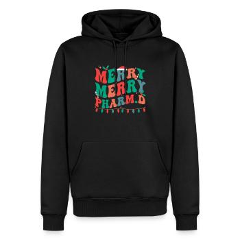 PharmD Christmas Doctor Of Pharmacy Xmas Gifts - Männer Premium Bio Hoodie - Schwarz - Vorne - Nico (187cm)
