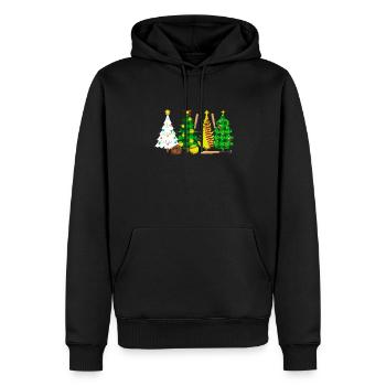 Softball Christmas Softball Player Xmas Party Gift - Männer Premium Bio Hoodie - Schwarz - Vorne - Nico (187cm)