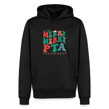 Assistante physiothérapeute Noël PTA Noël - Sweat à capuche Premium bio Homme - noir - Devant - Nico (187cm)