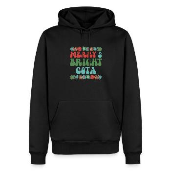 COTA Noël Assistant en ergothérapie Noël - Sweat à capuche Premium bio Homme - noir - Devant - Nico (187cm)