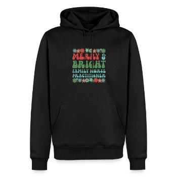 Family Nurse Practitioner Christmas FNP Xmas Gifts - Männer Premium Bio Hoodie - Schwarz - Vorne - Nico (187cm)