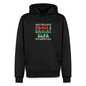 Speech Language Pathologist Assistant Christmas - Männer Premium Bio Hoodie - Schwarz - Vorne - Nico (187cm)