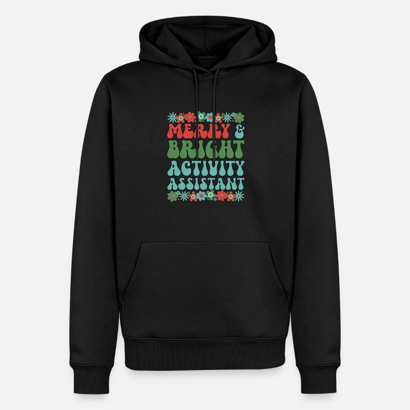 Activity Assistant Christmas Activity Professional - Männer Premium Bio Hoodie - Schwarz