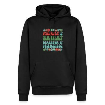 Director Of Nursing Christmas Nurse Director Xmas - Männer Premium Bio Hoodie - Schwarz - Vorne - Nico (187cm)